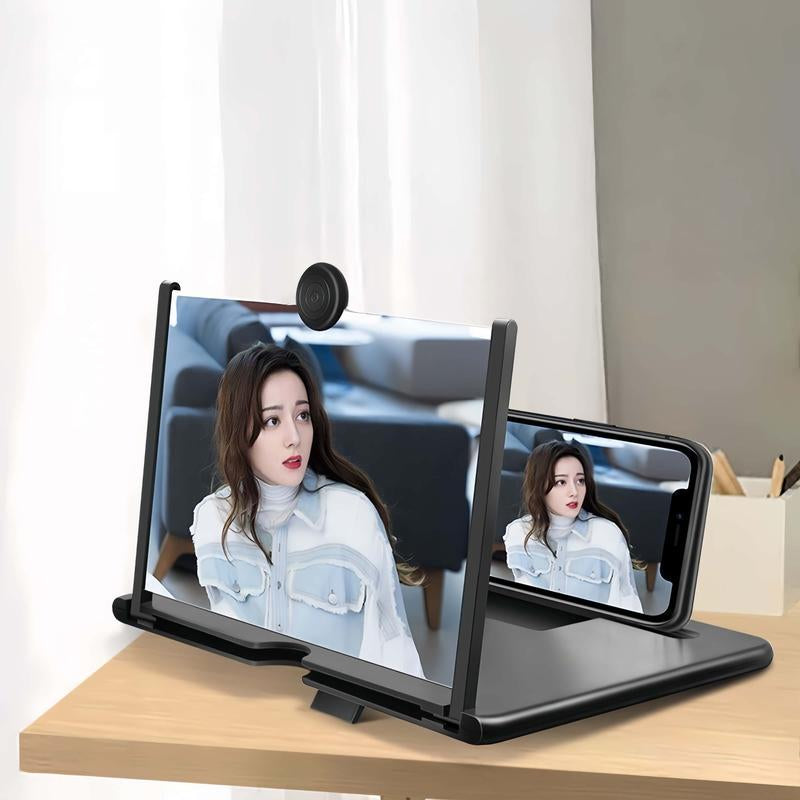 Experience Big Screen Entertainment Anywhere with the 12" Ultra-HD Mobile Phone Magnifier - Perfect for Eye Protection and Full-Screen Viewing