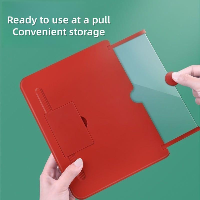 Experience Big Screen Entertainment Anywhere with the 12" Ultra-HD Mobile Phone Magnifier - Perfect for Eye Protection and Full-Screen Viewing