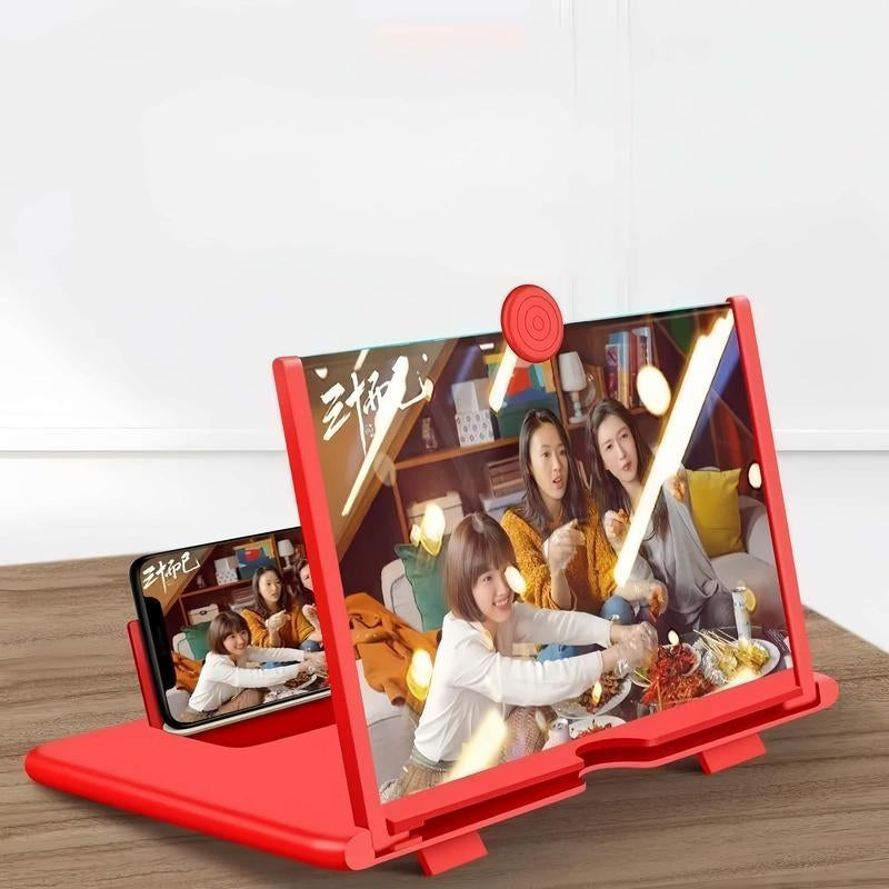 Experience Big Screen Entertainment Anywhere with the 12" Ultra-HD Mobile Phone Magnifier - Perfect for Eye Protection and Full-Screen Viewing